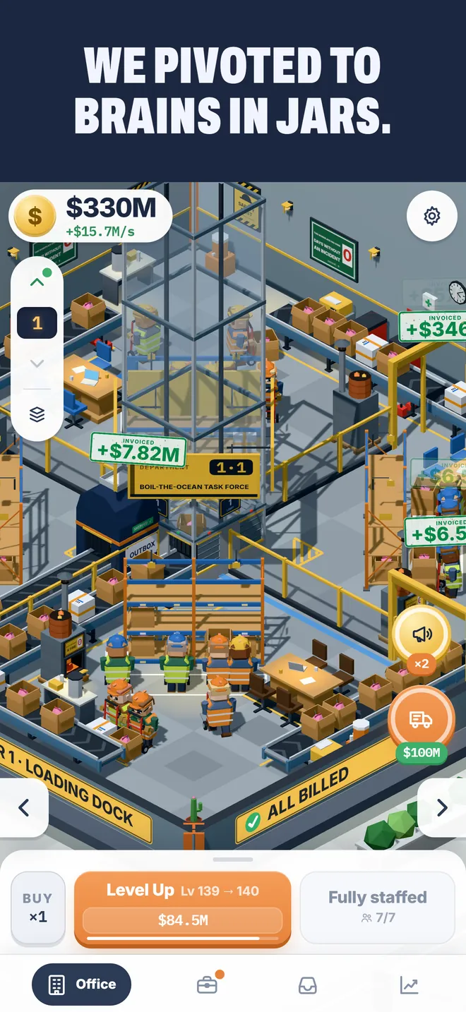 Pivoting the company into a new industry